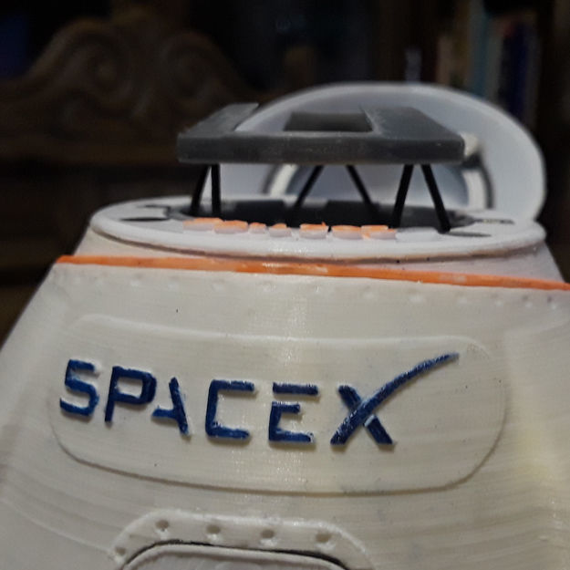 Crew Dragon Endeavor 3D print model_15