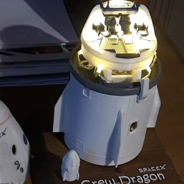 Crew Dragon Endeavor 3D print model_25