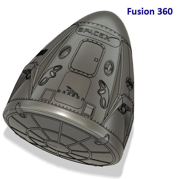Crew Dragon Endeavor 3D print model_26