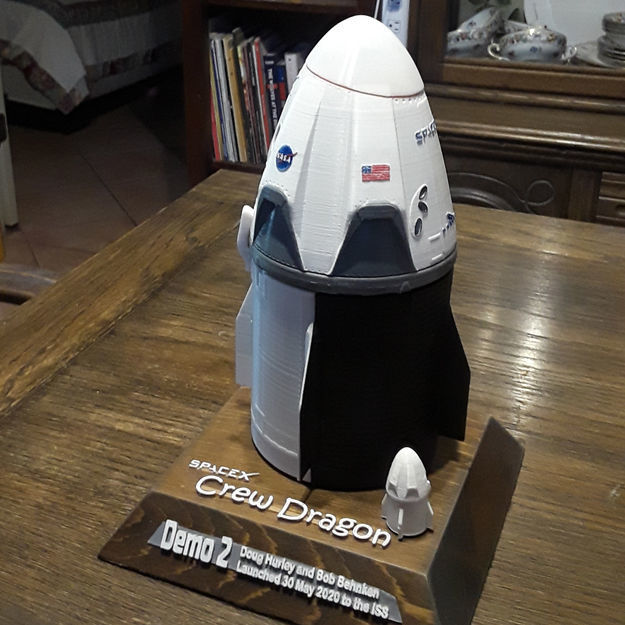 Crew Dragon Endeavor 3D print model_7