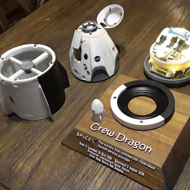 Crew Dragon Endeavor 3D print model_16