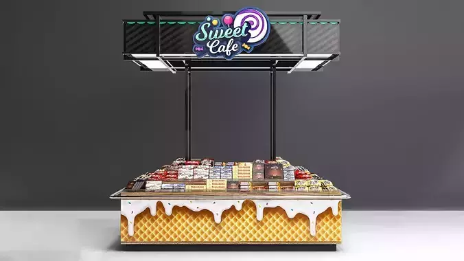 Sweet Cafe 3D model