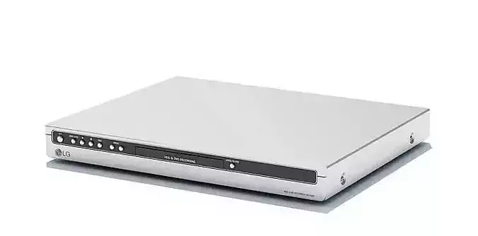 Grey Lg Dvd Blue Ray Player 3D model