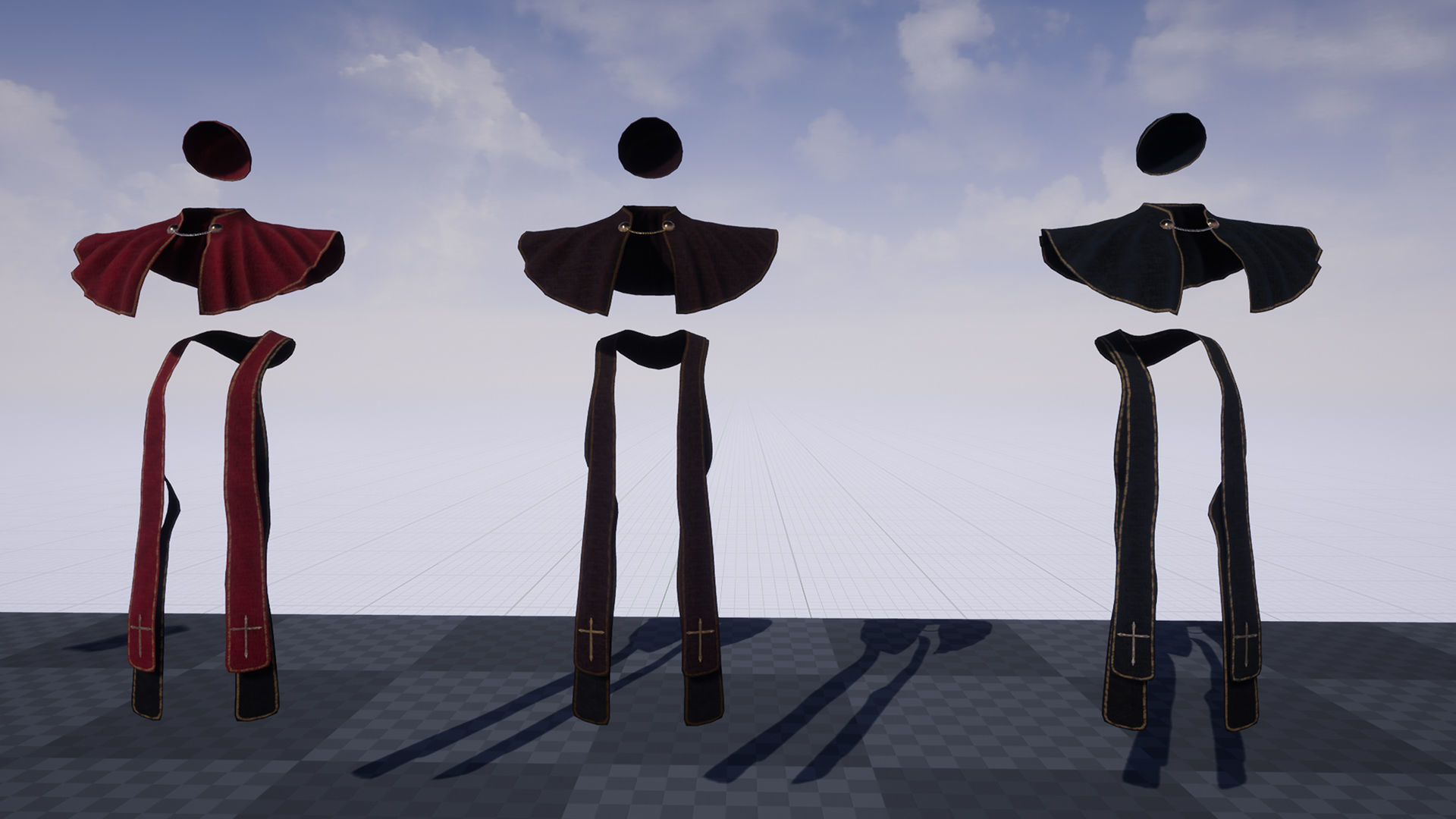 Priest Low-poly 3D model_31