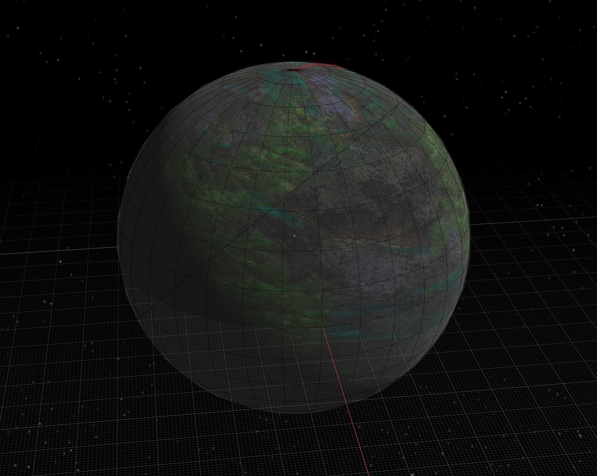 alien moon 001 Low-poly 3D model_14