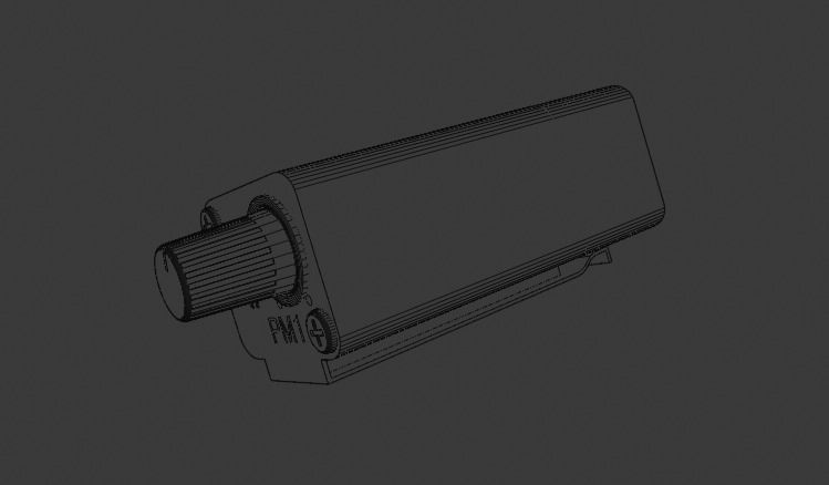 pm1 audio Low-poly 3D model_7