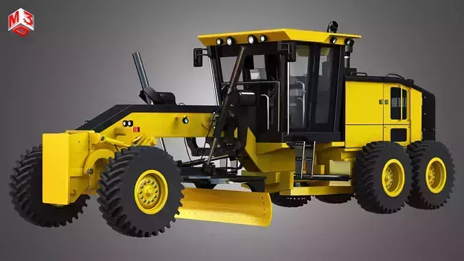 JD - 870GGP - Motor Grader 3D model