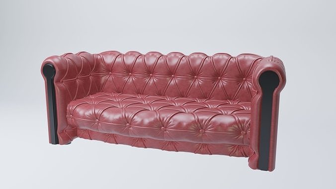 chesterfield sofa 3D model