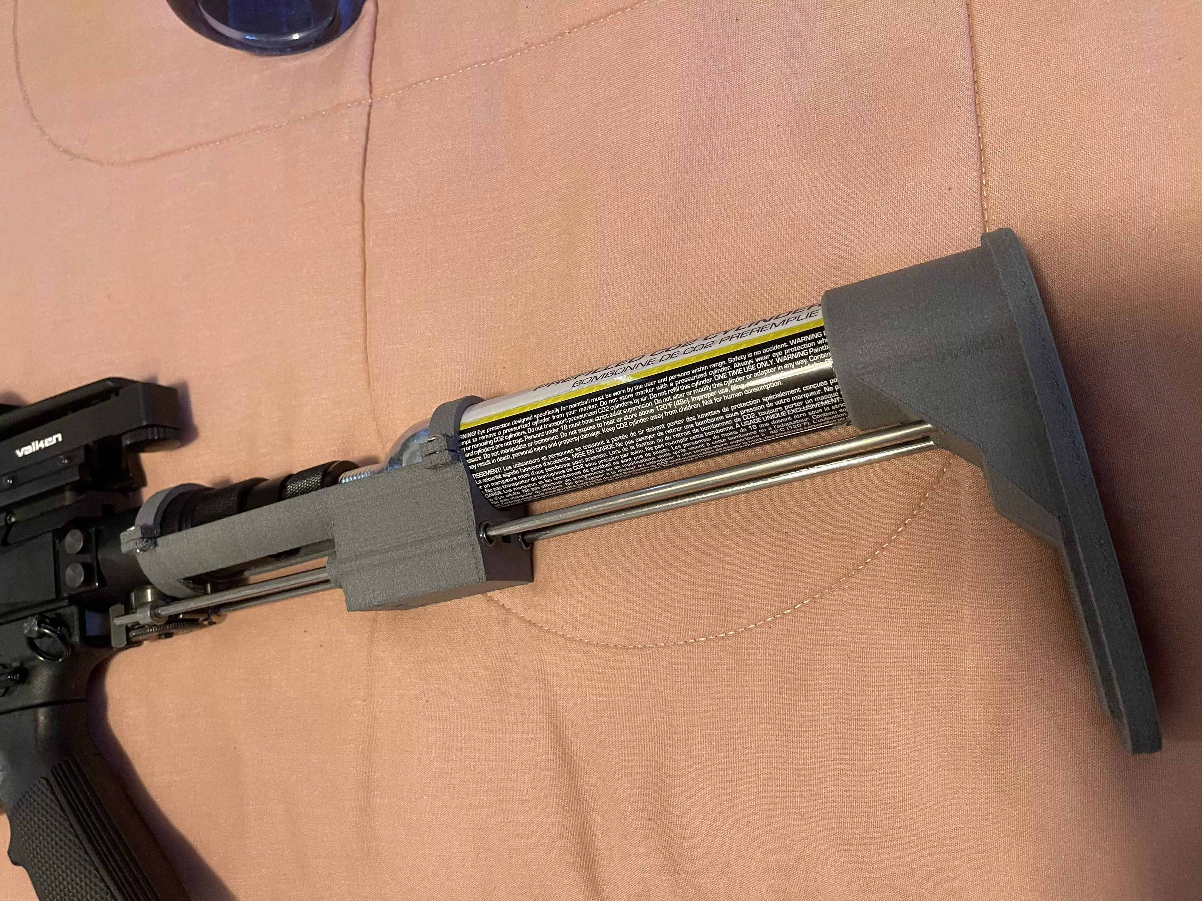 stock CO2 20 gram tank 3D print model