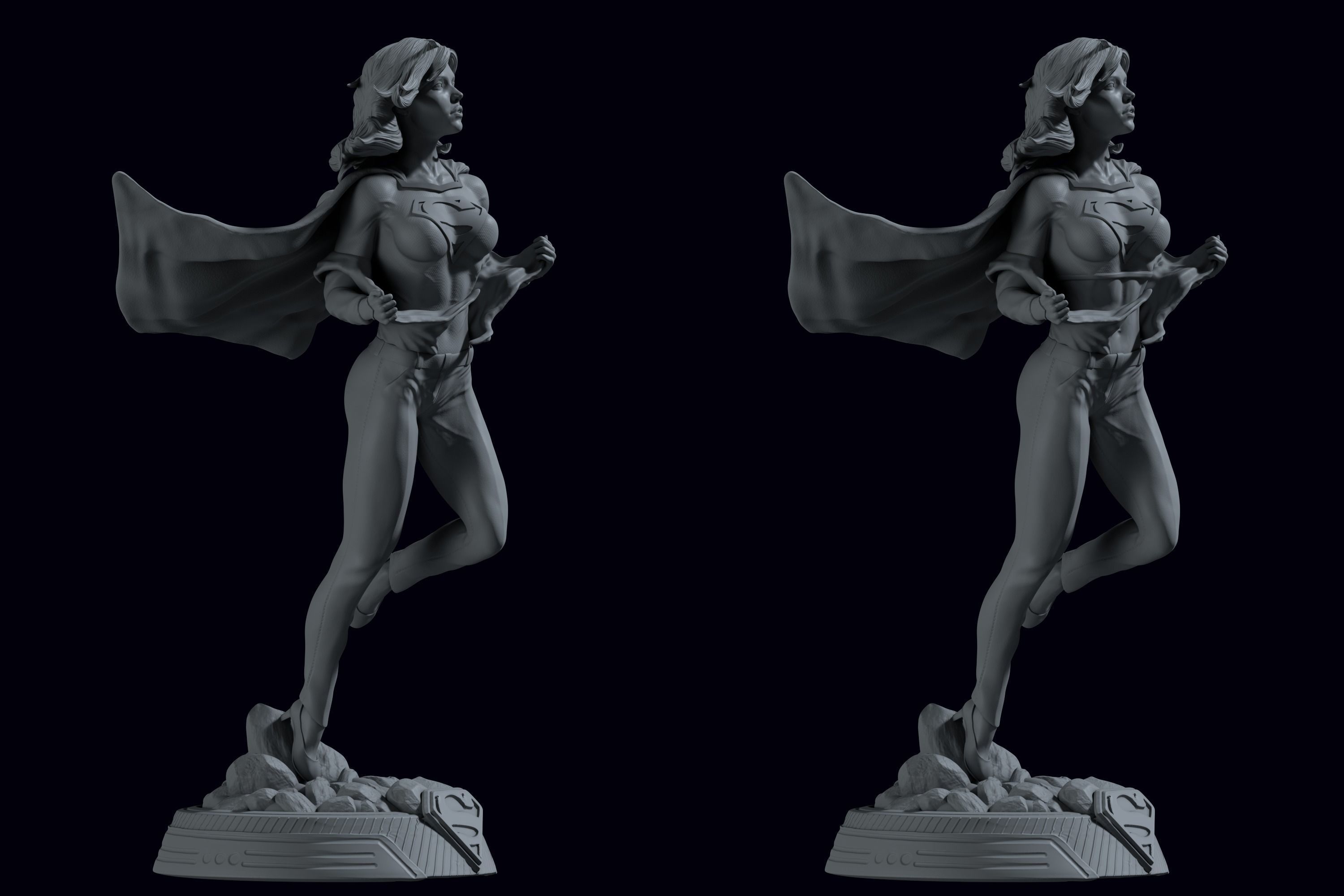 Supergirl 3D PRINT 3D print model_16
