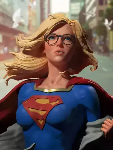 Supergirl 3D PRINT 3D print model