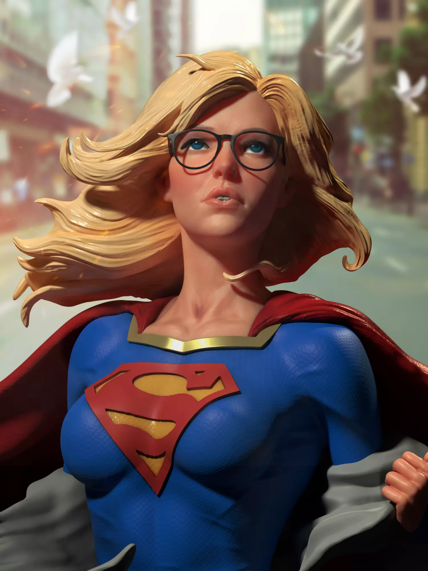 Supergirl 3D PRINT 3D print model_0