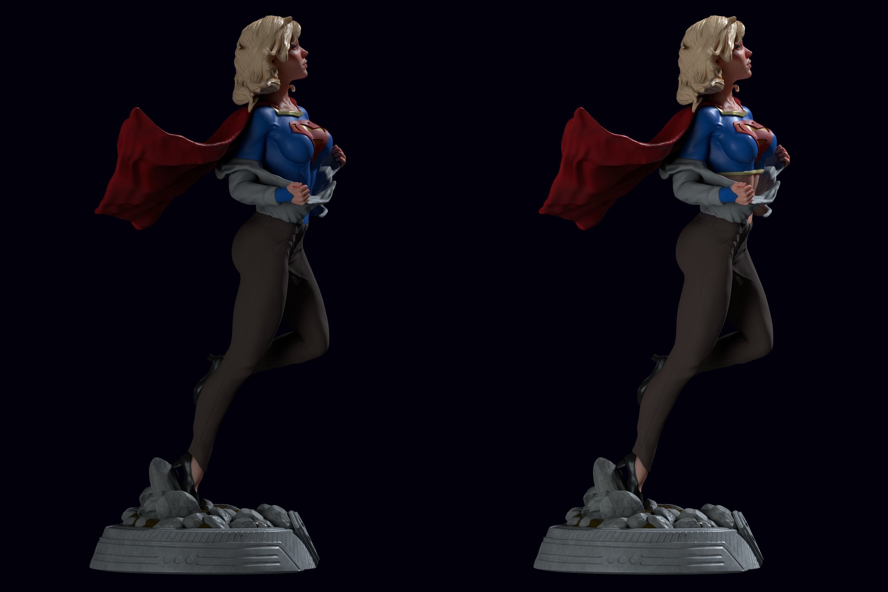Supergirl 3D PRINT 3D print model_5