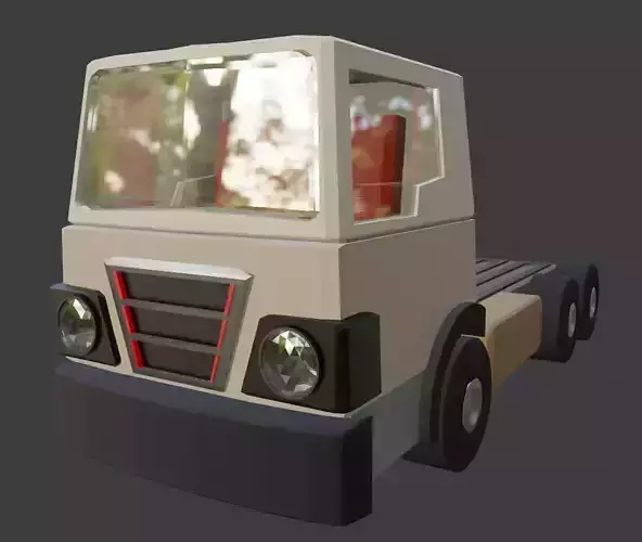 Low Poly Truck toy