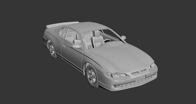 Chevrolet Monte Carlo 2005 3D print model 5