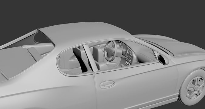 Chevrolet Monte Carlo 2005 3D print model 6