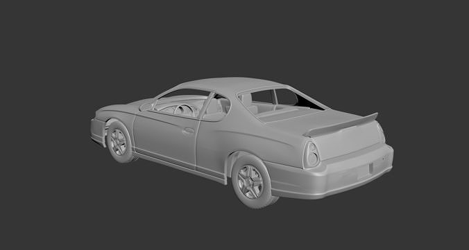 Chevrolet Monte Carlo 2005 3D print model 3