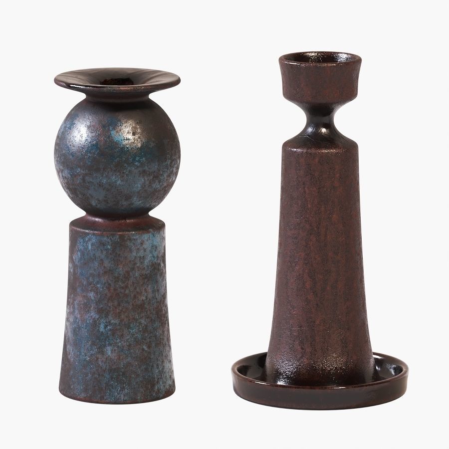 Taper candle holder 3D model_2