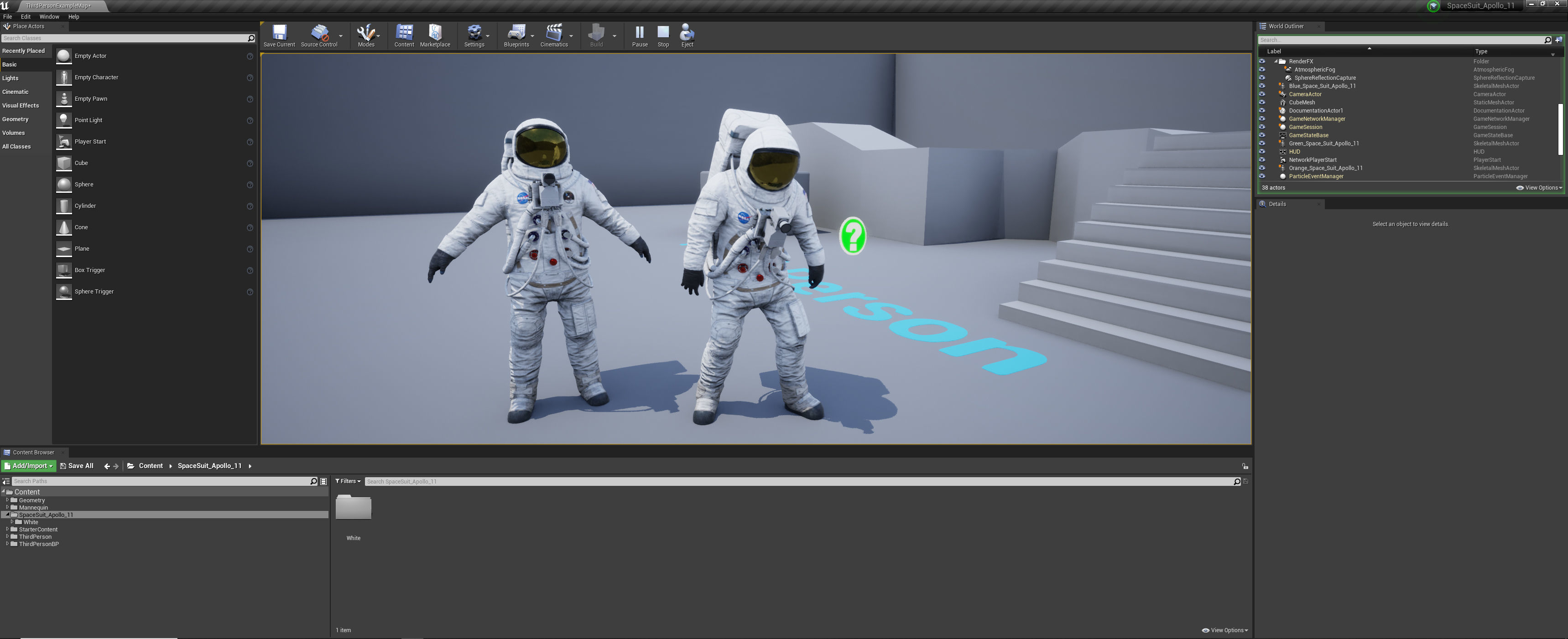CS03 Space Suit LITE VERSION Low-poly 3D model_12