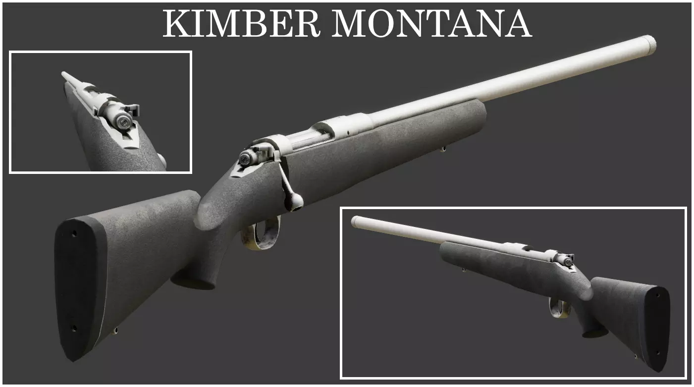 Kimber Montana Low-poly 3D model
