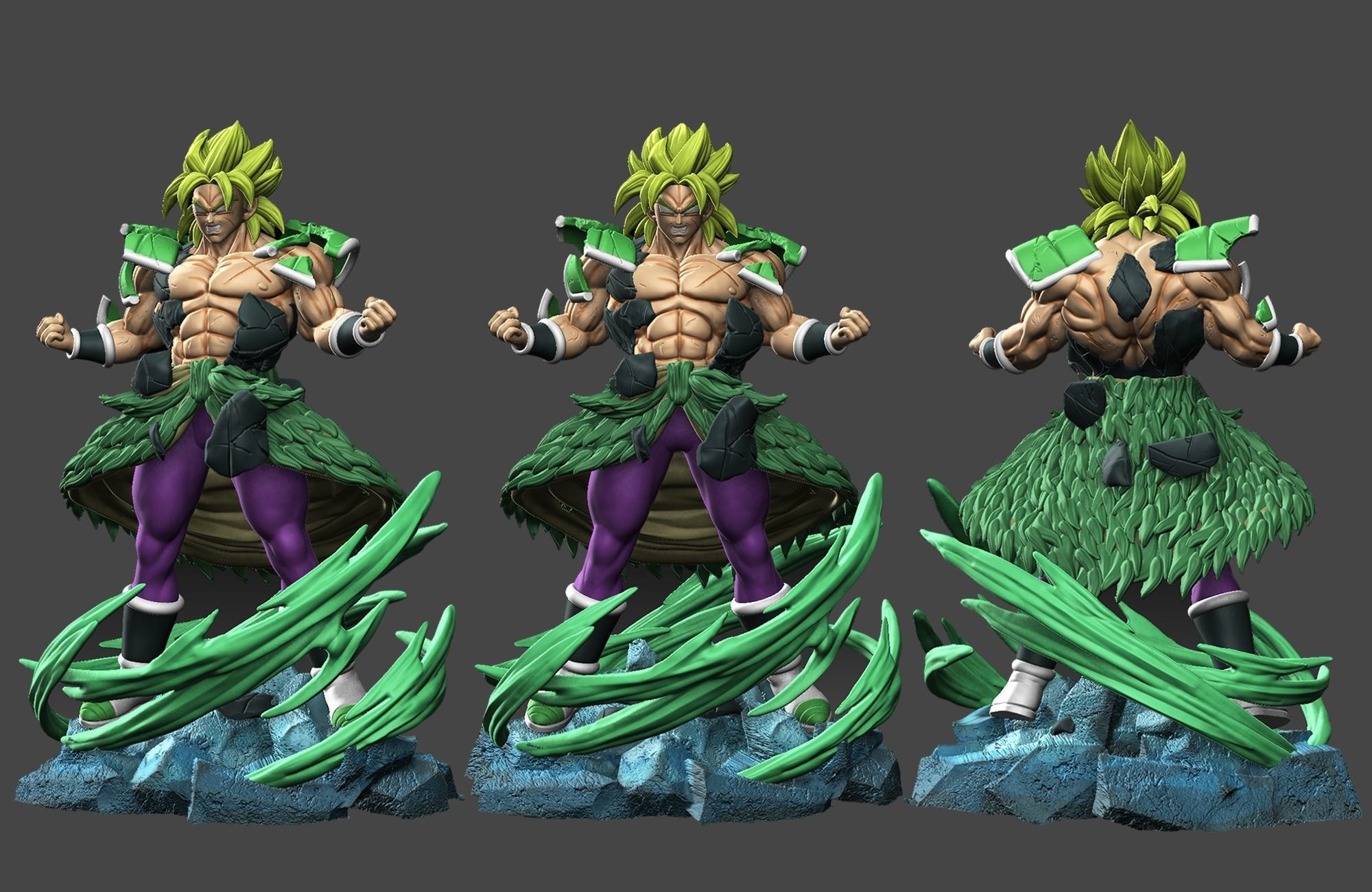 Broly - Dragon Ball Super 3D print model_2