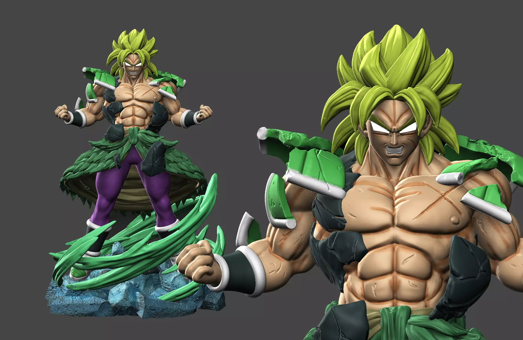 Broly - Dragon Ball Super 3D print model_0