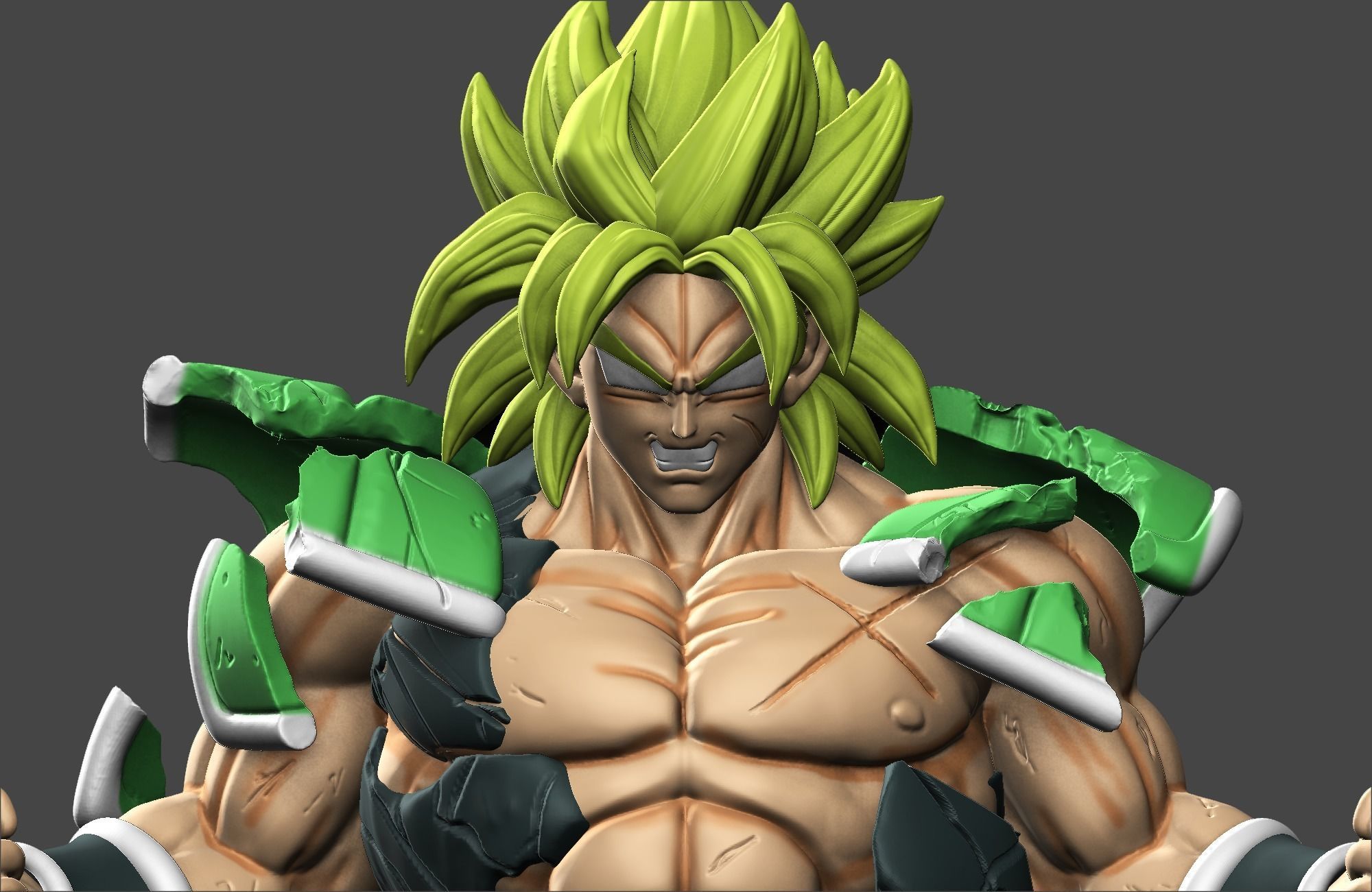 Broly - Dragon Ball Super 3D print model_1