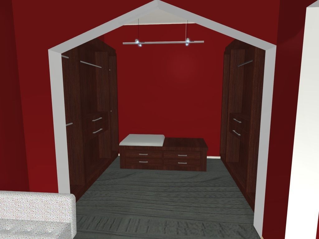 Getaway house with balcony 3D model_11