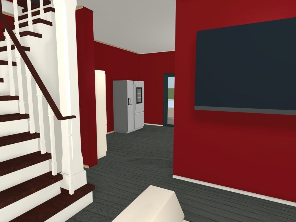 Getaway house with balcony 3D model_15