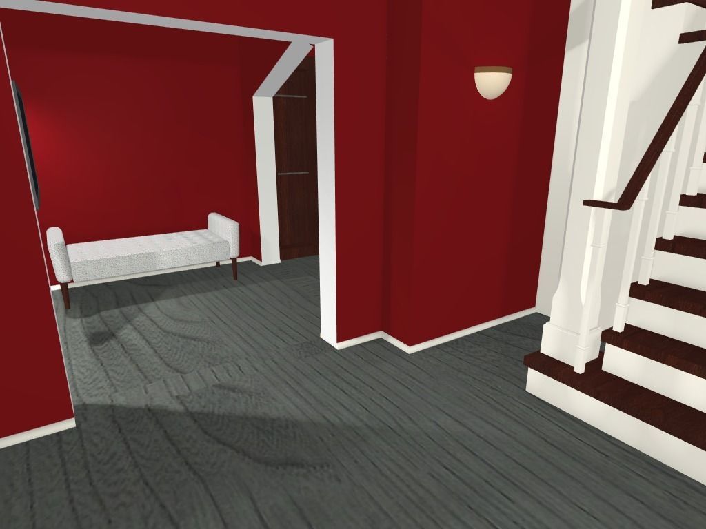 Getaway house with balcony 3D model_9