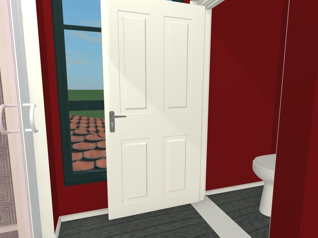 Getaway house with balcony 3D model_41