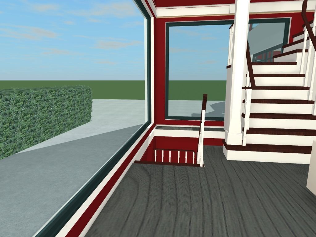 Getaway house with balcony 3D model_49