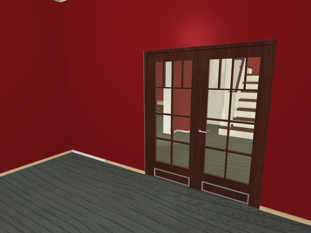 Getaway house with balcony 3D model_6