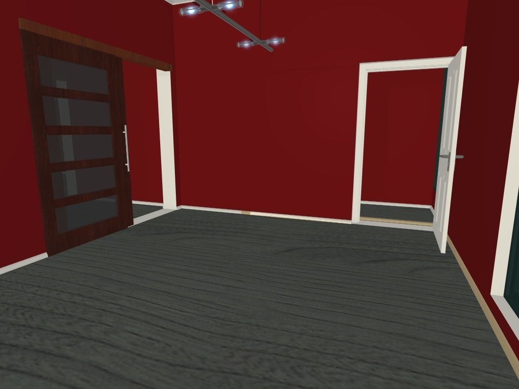 Getaway house with balcony 3D model_38