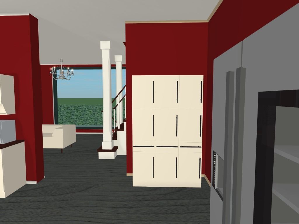 Getaway house with balcony 3D model_19