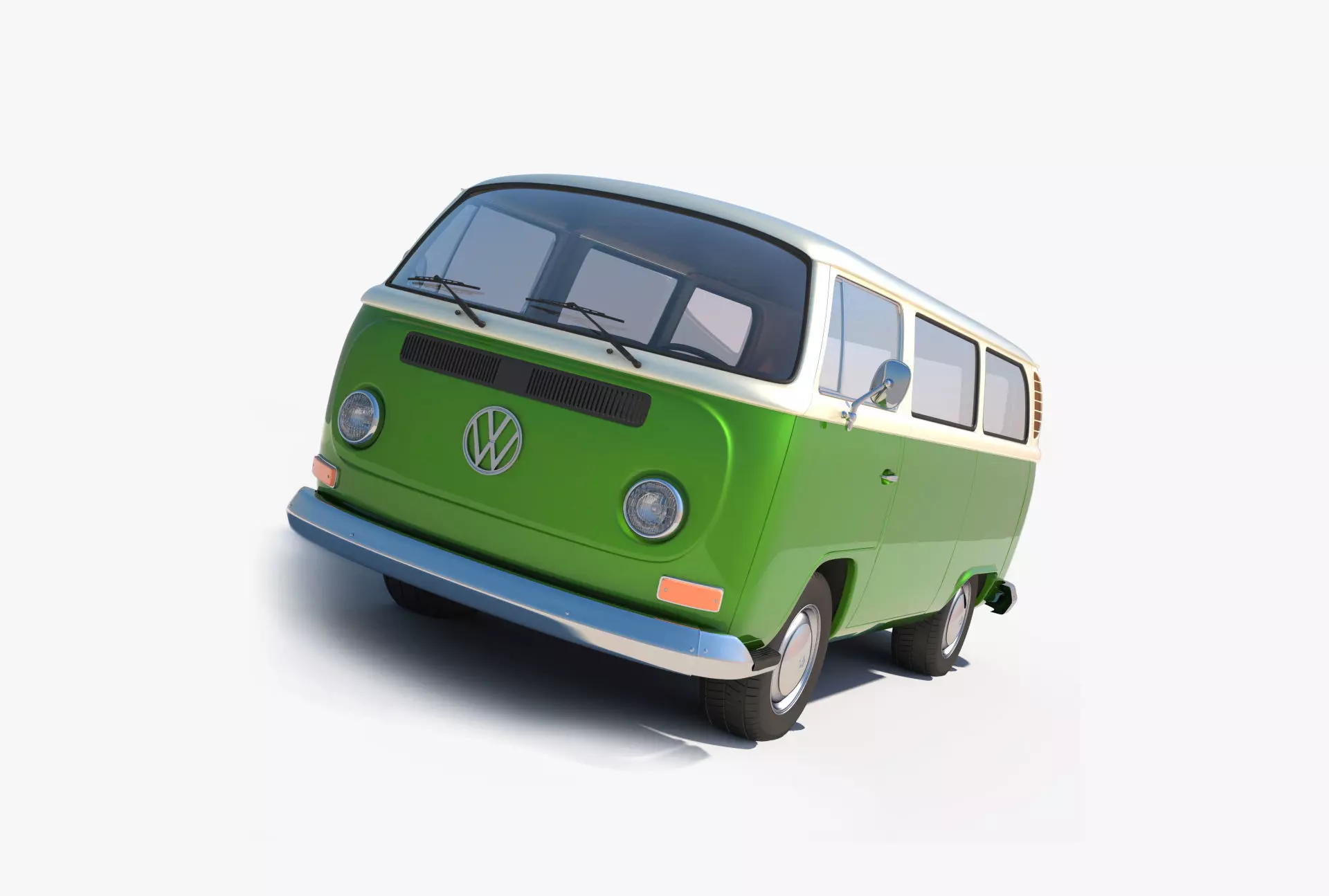  Volkswagen T2 Minibus 3D model_0
