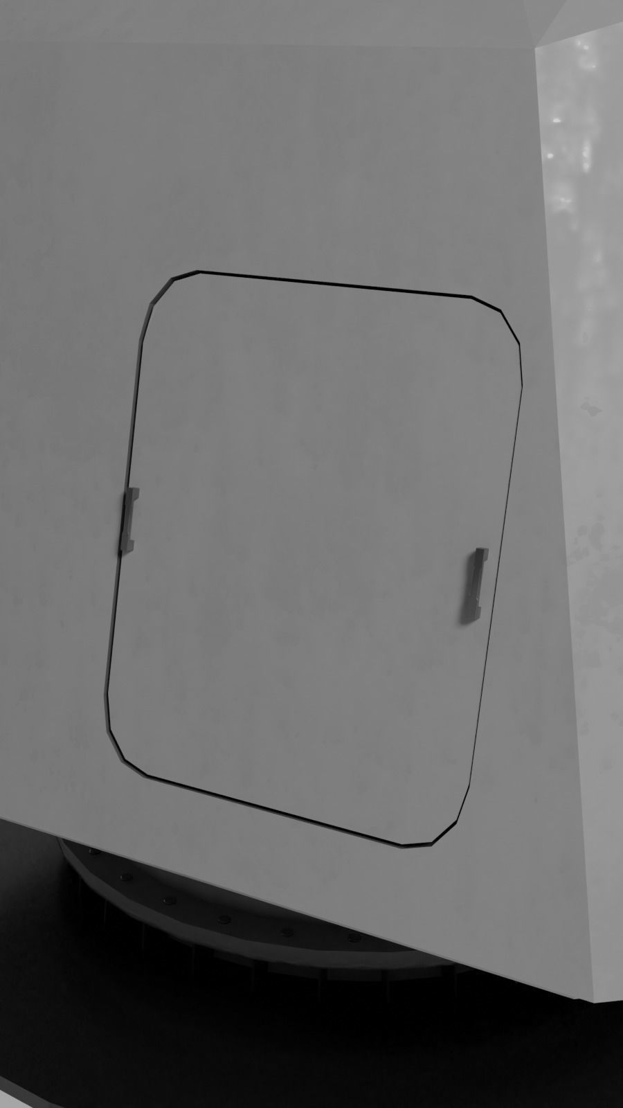 ship gun Low-poly 3D model_10