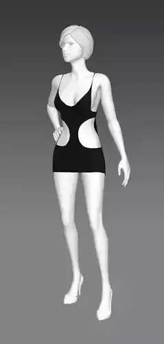 Woman Clothing Pose 344