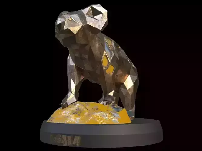 Steampunk Koala Rock