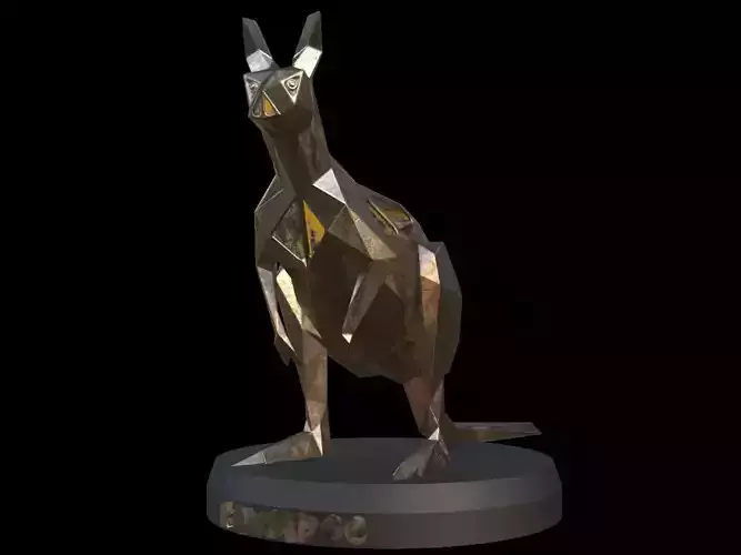 Steampunk Kangaroo Pose