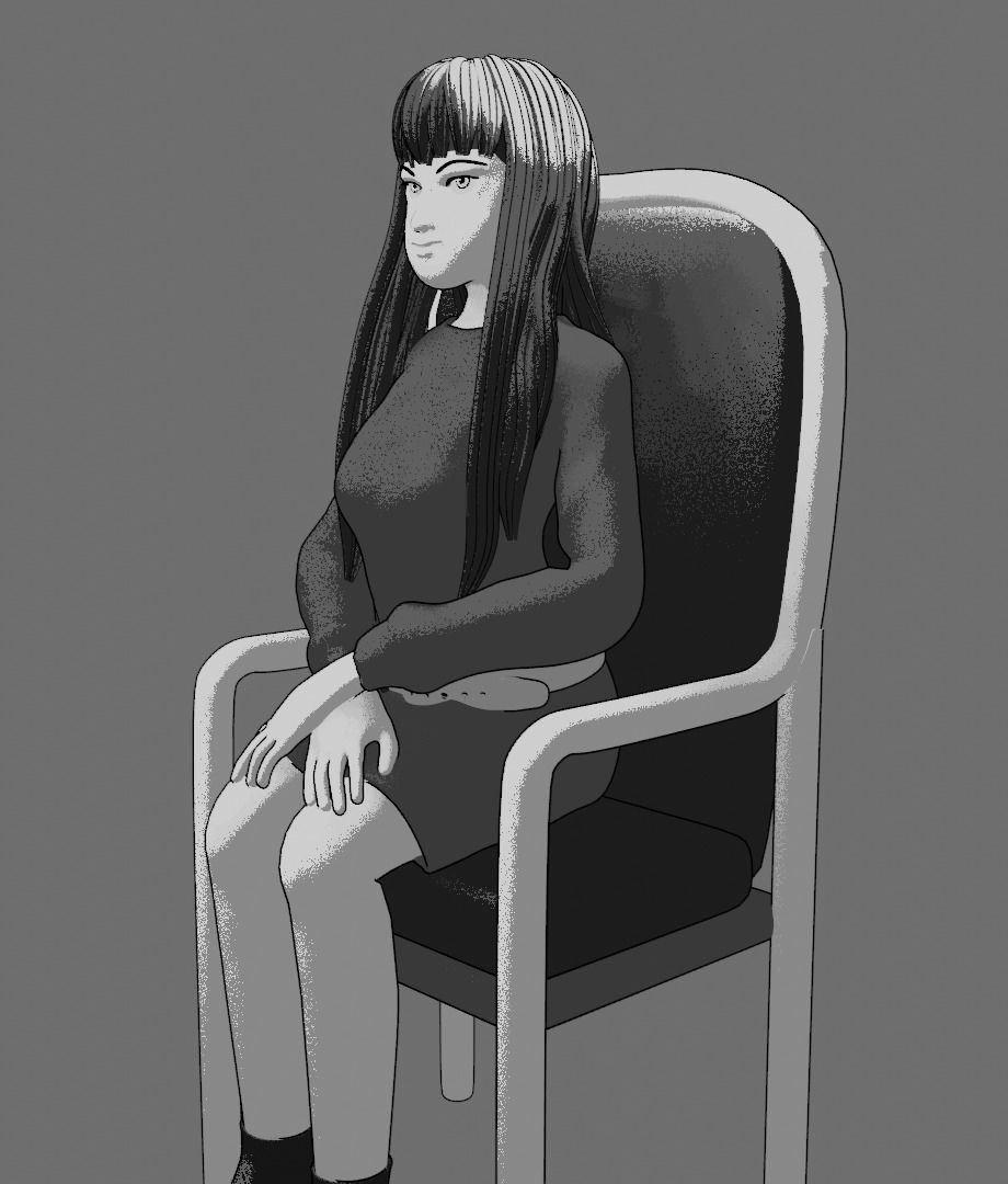 Tomie from Junji Ito 3D model_3