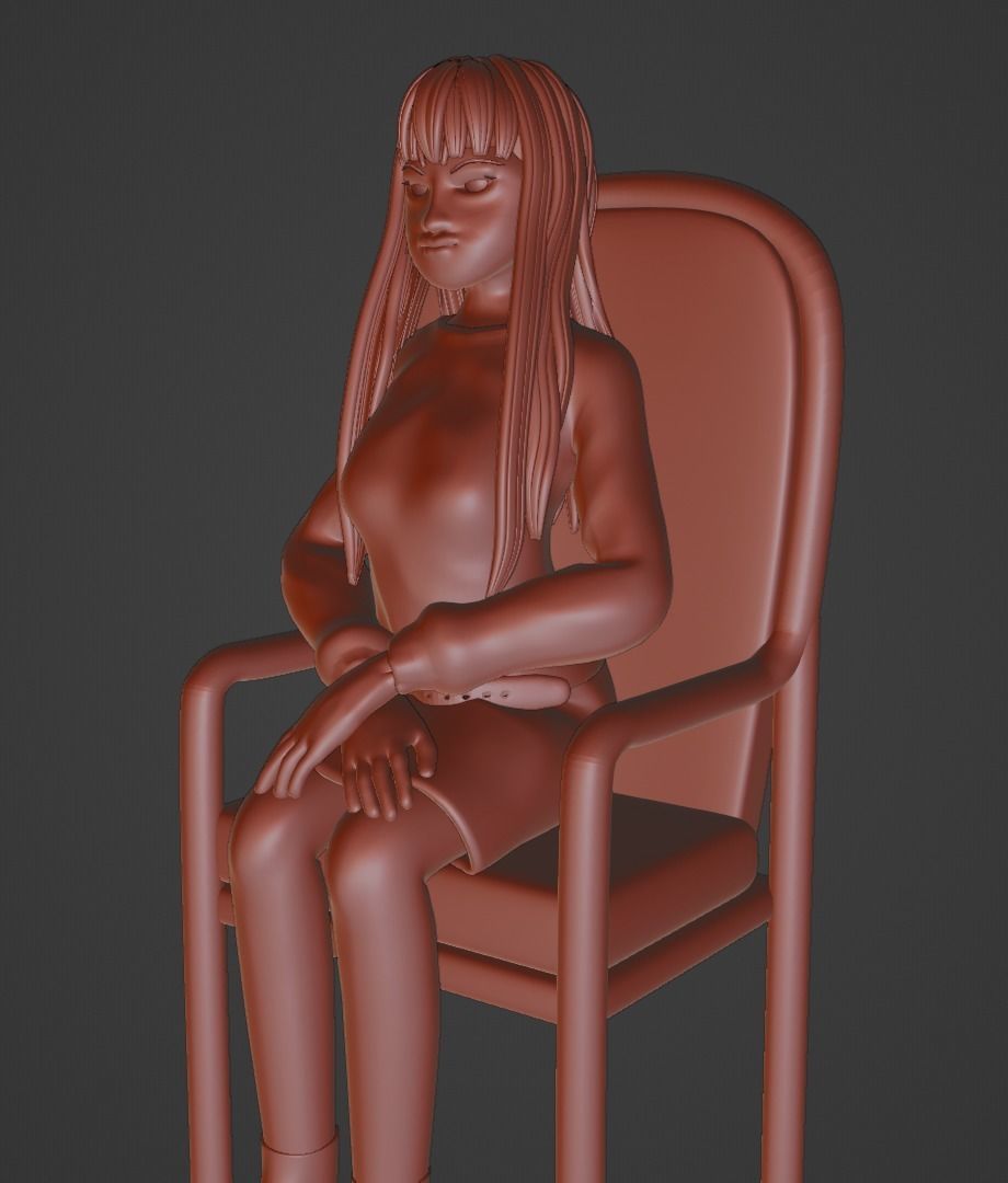 Tomie from Junji Ito 3D model_5