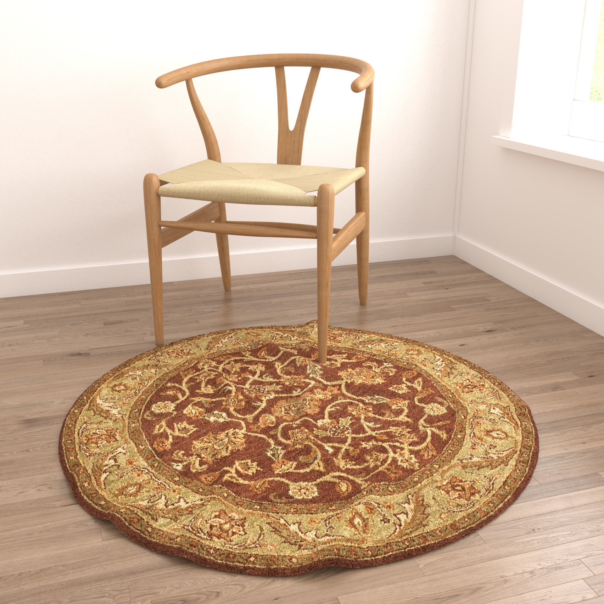 Rugs No 98 Low-poly 3D model_7