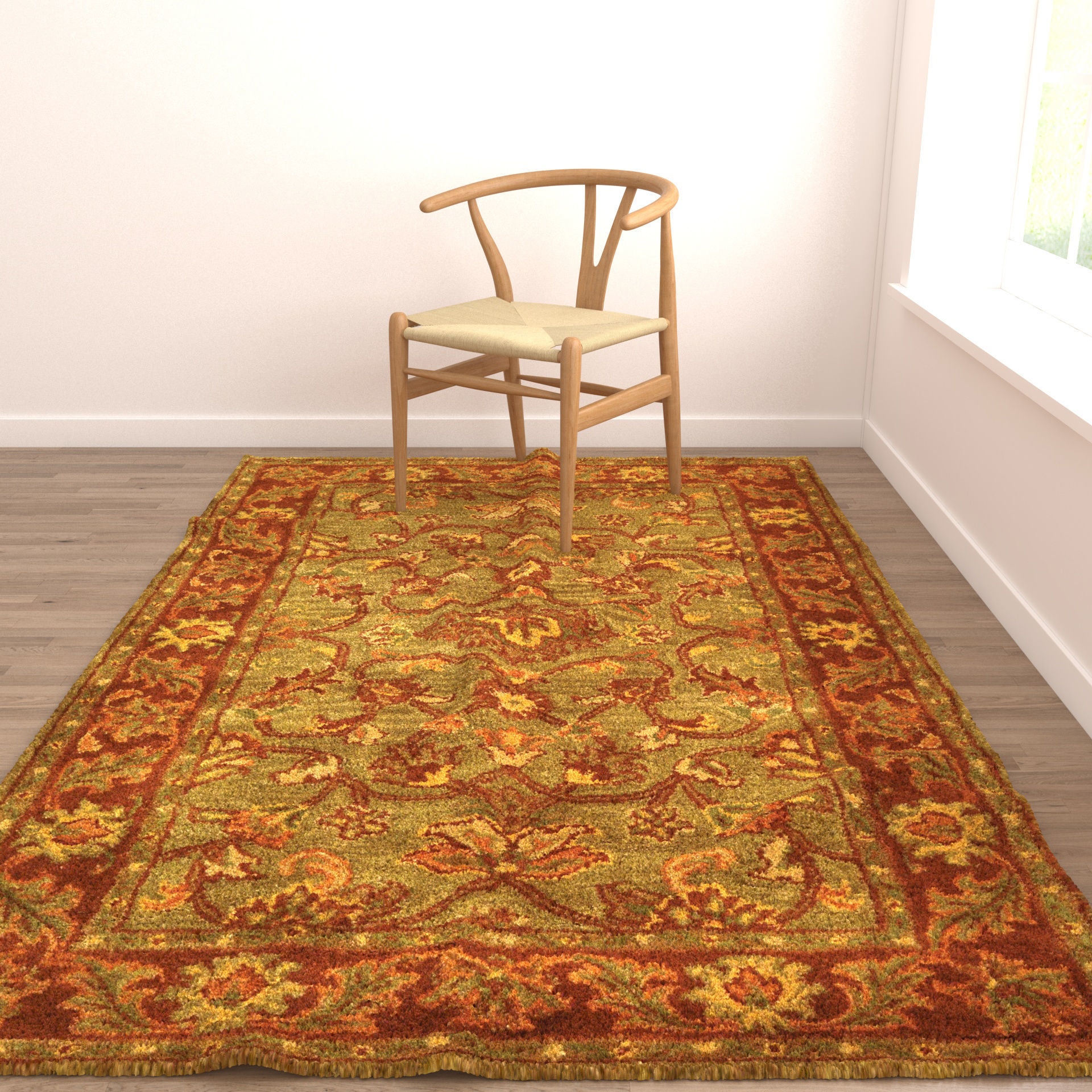 Rugs No 98 Low-poly 3D model_8