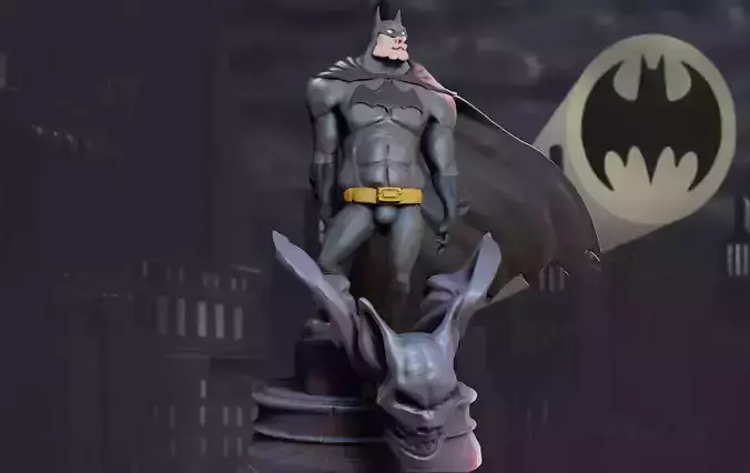 Batman Funny 3D Print Figurine 3D print model