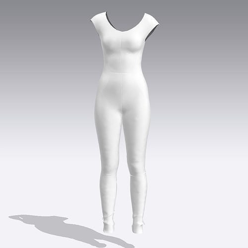 JUMPSUIT on mannequin 3D model