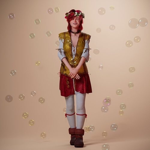 Shani 3D character  Free 3D model