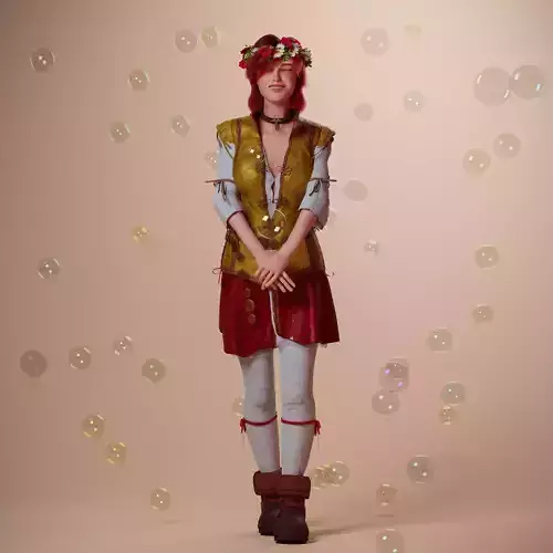 Shani 3D character  Free 3D model