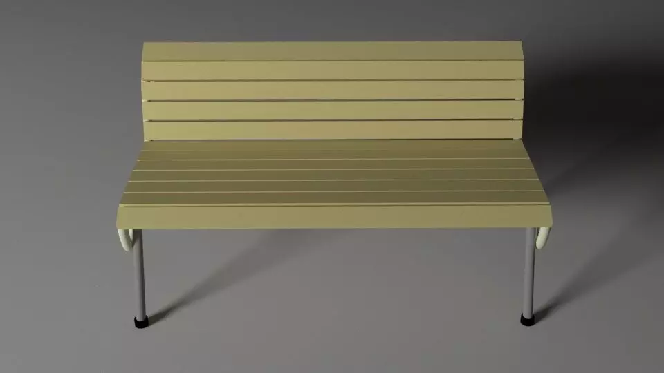 bench Free 3D model_0