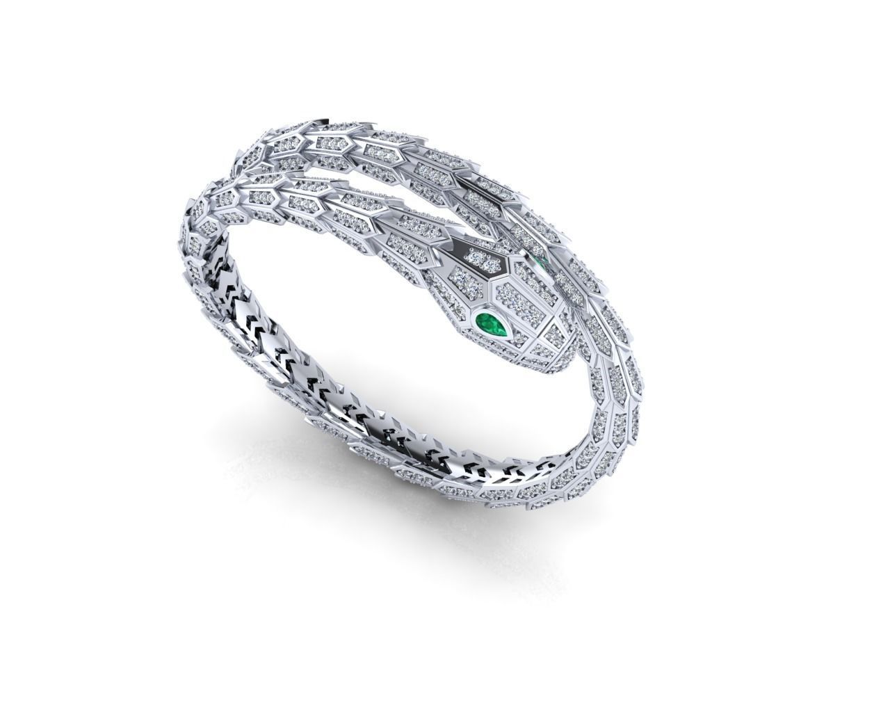 bvlgari bracelet 3D print model_1